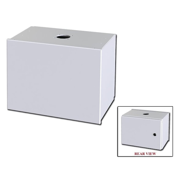 1/4 Turn Latch Electrical Enclosures, 12 in H, 10 in D, 16 in W, NEMA 3R, 4, 12, 13, Carbon Steel